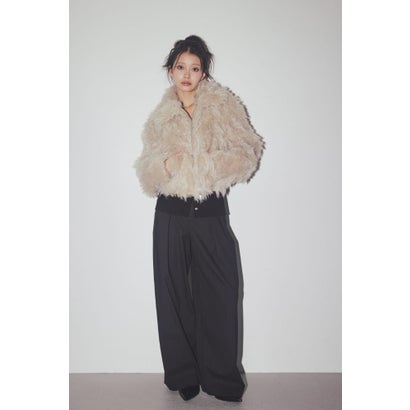 CURL F／FUR SHORT ブルゾン IVOY3｜詳細画像