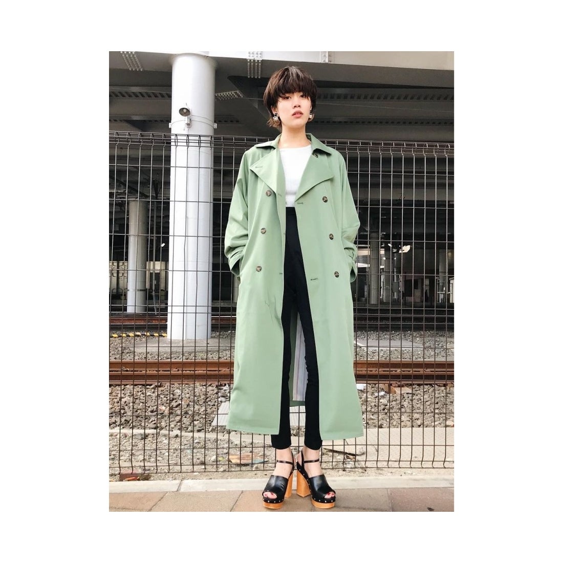 OVER TWEEDジャケット SLY コート レディース ロングコート スライ 