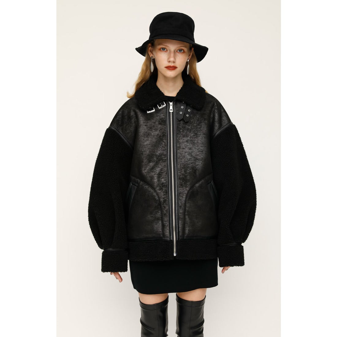 スライ SLY OVER SIZE B-3 （ブラック） -ファッション通販 FASHION WALKER