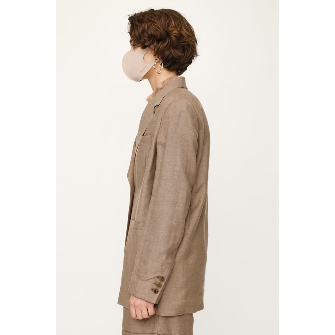 SLY GRAINS LINEN ジャケット IVOY3 -ファッション通販 FASHION WALKER