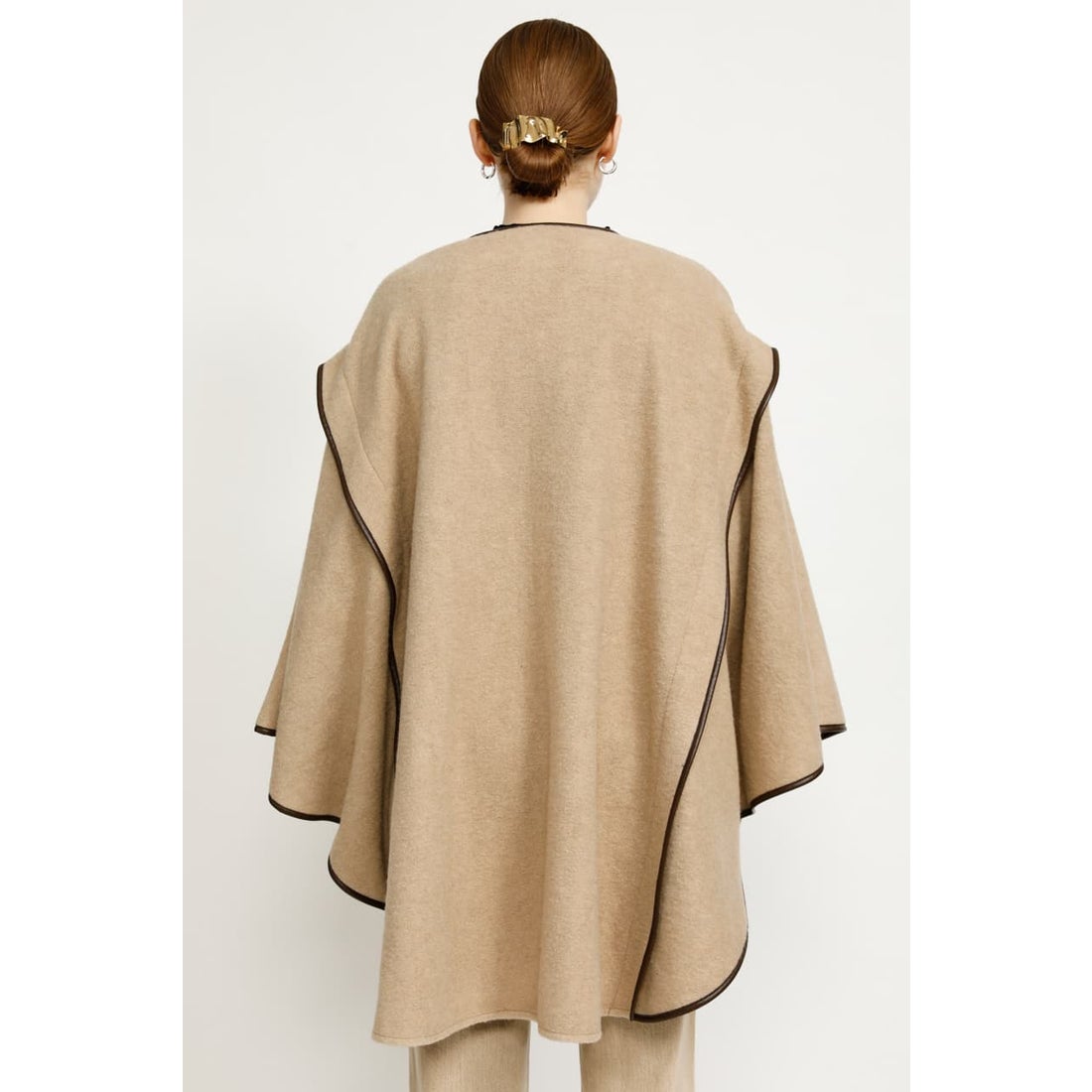 SLY WOOL BLEND PONCHO コート L/BEG1 -ファッション通販 FASHION WALKER