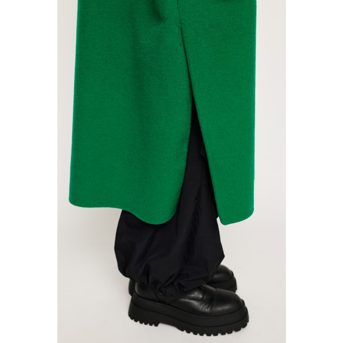 SLY STAND OVER WOOL MIX コート GRN -ファッション通販 FASHION WALKER