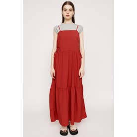HOLE GATHER CAMI ワンピース RED