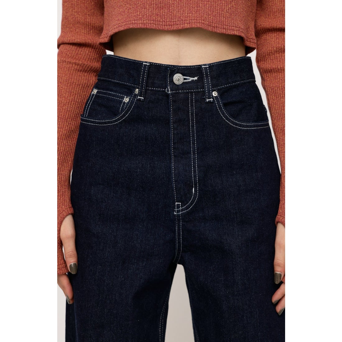 SLY THOMAS LOOSE STRAIGHT PTーA D/BLU3 -ファッション通販 FASHION 