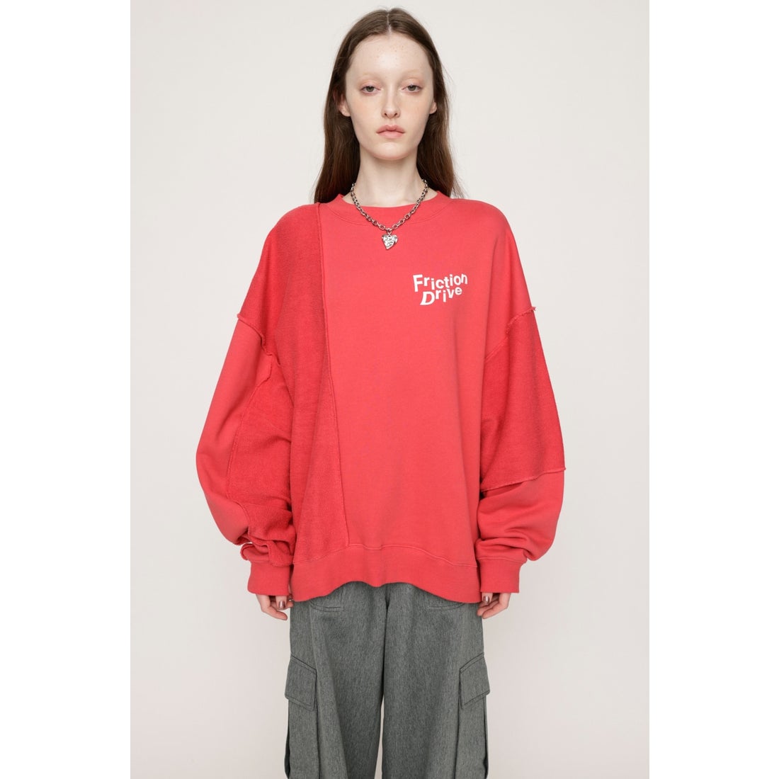 SLY INSIDE OUT OVER SW トップス RED -靴＆ファッション通販 ロコンド 