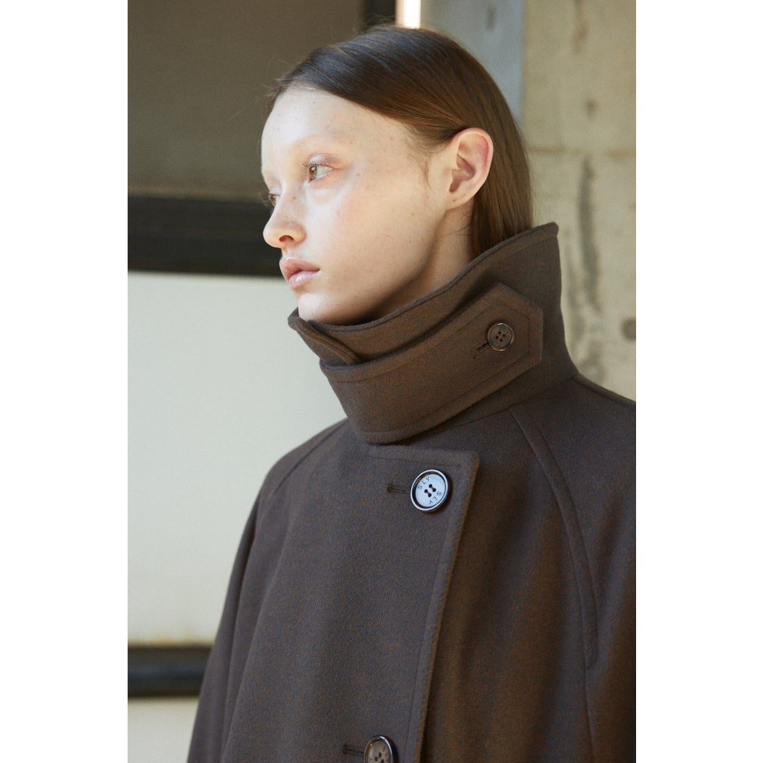 SLY CHIN WARMER LONG コート BRN -ファッション通販 FASHION WALKER