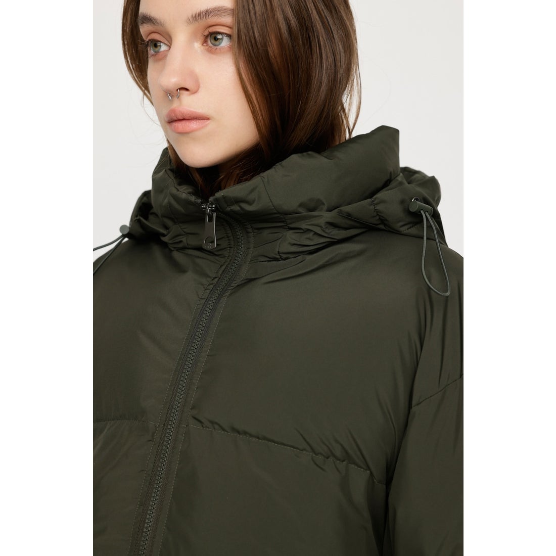 SLY FLARE BALL HOODED PUFF ジャケット D/KHA3 -靴＆ファッション通販 