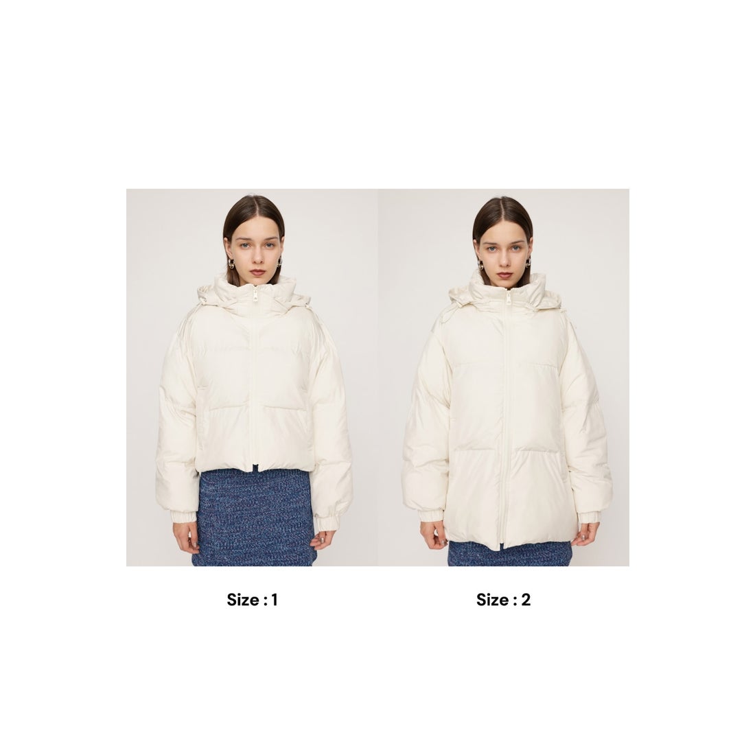 SLY FLARE BALL HOODED PUFF ジャケット BLK -ファッション通販 