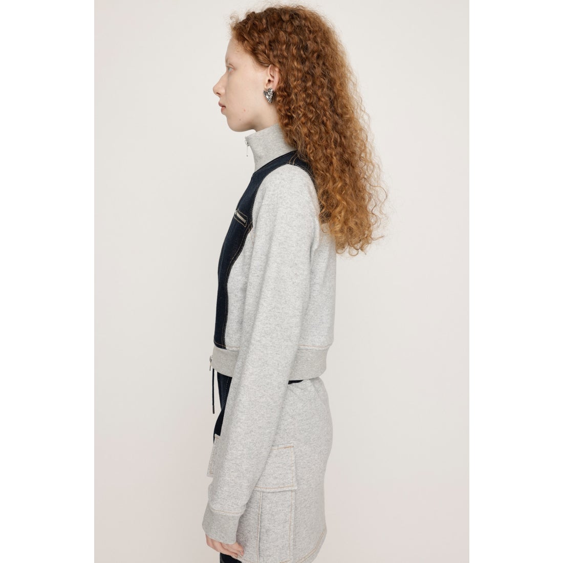 SLY COMBI COMPACT CUT トップス GRY -ファッション通販 FASHION WALKER