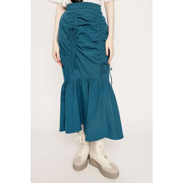 ASYMMETRY GATHER スカート D/TQ3