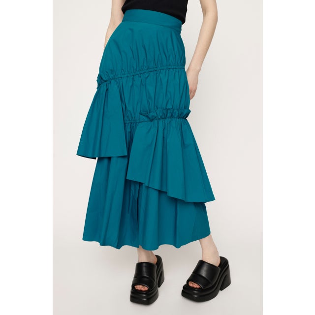 ASYMMETRY FRILL スカート TQ