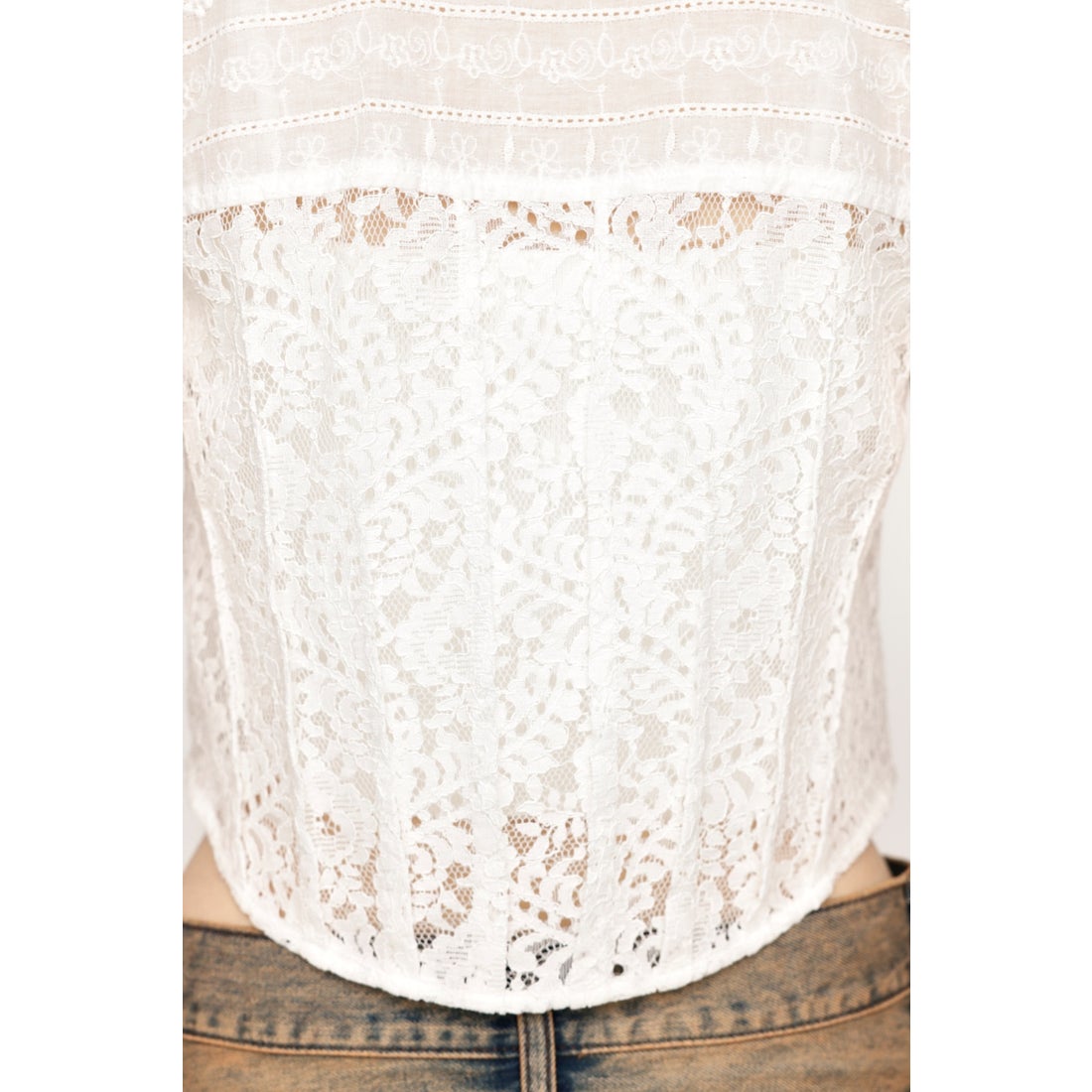 SLY CAP SLEEVE ZIP LACE トップス BLK -ファッション通販 FASHION WALKER SLY 新品完売ブラックCAP SLEEVE ZIP LACE トップス