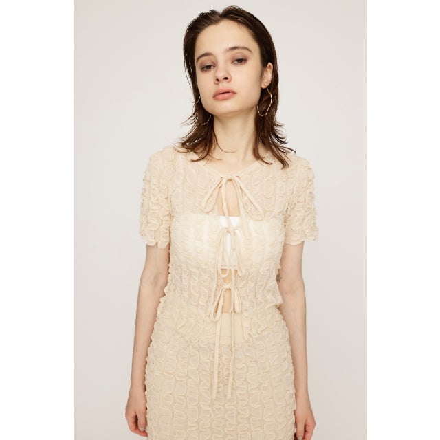SHEER 2WAY トップス IVOY3