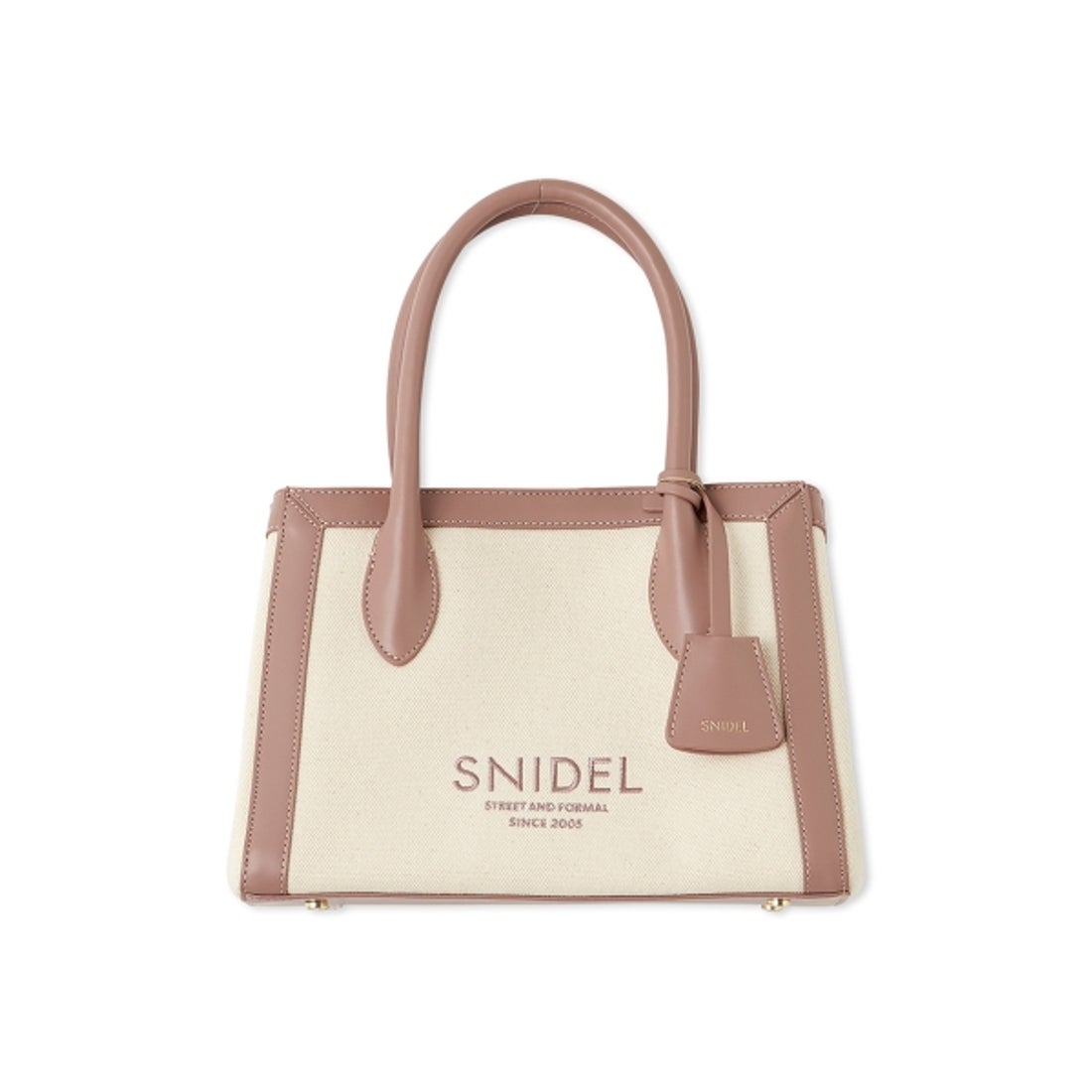スナイデル SNIDEL キャンバスロゴバッグ （BLK） - ファッション通販