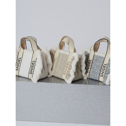 スナイデル SNIDEL バリエフリルロゴバッグ （BLK）｜詳細画像