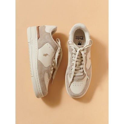 【POLO RALPH LAUREN】スニーカー/MASTERS CRT-SNEAKERS-LOW TOP LACE （BEG）｜詳細画像