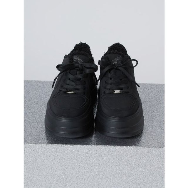 プラットフォームスニーカー （BLK）