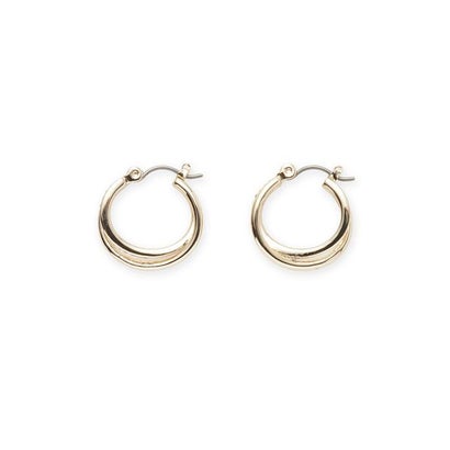 ダブルフープピアス （GLD）｜詳細画像
