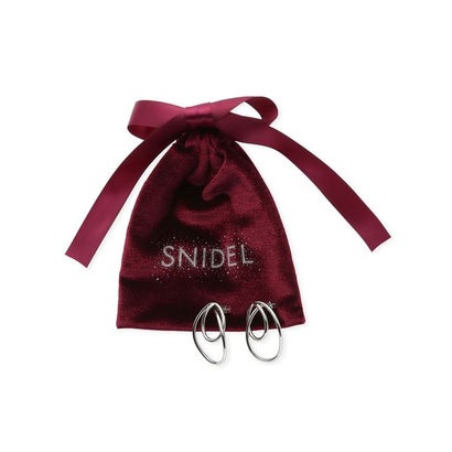 スナイデル SNIDEL ダブルラインフープピアス （GLD）｜詳細画像