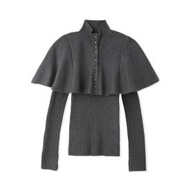 ケープセットリブニットプルオーバー （GRY）