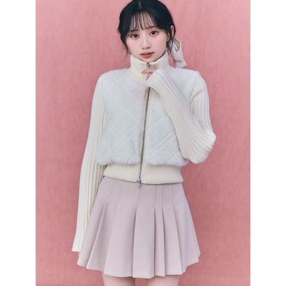 ランダムプリーツミニスカショーパン （GRY）｜詳細画像