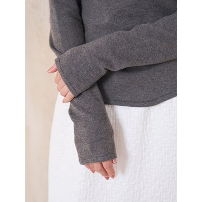 スナイデル SNIDEL レーストリムバックオープンニットプルオーバー （BLK）｜詳細画像