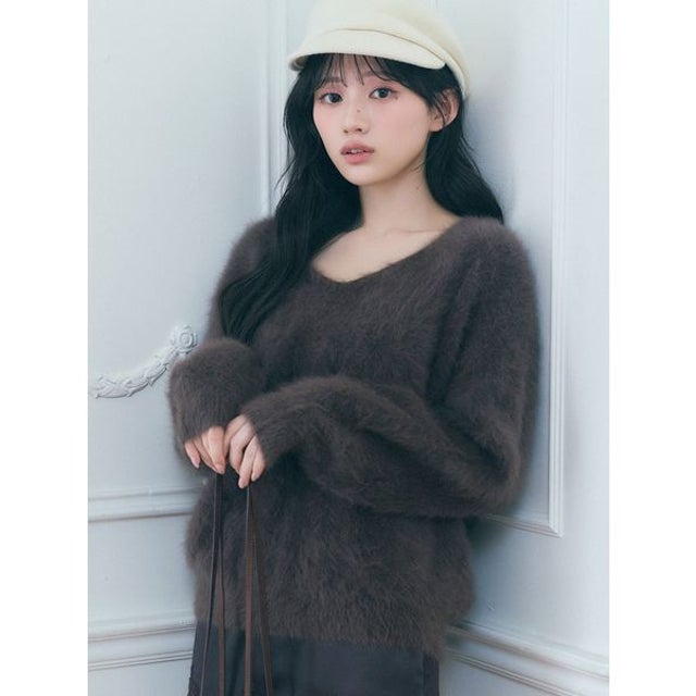 【HIGH QUALITY】フォックスアルパカ2wayプルオーバー （BRW）