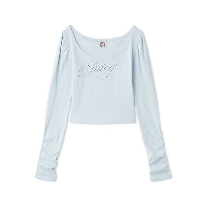 【SNIDEL/Juicy Couture】ホットフィックスショートロンT （LBLU）｜詳細画像