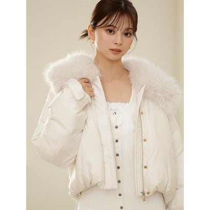スナイデル SNIDEL 【SNIDEL/Juicy Couture】サーマルレイヤードワンピース （OWHT）｜詳細画像