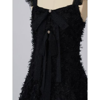 スナイデル SNIDEL 【SNIDEL/Juicy Couture】フェザーチュールワンピース （IVR）｜詳細画像