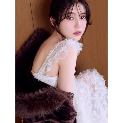 スナイデル SNIDEL 【SNIDEL/Juicy Couture】フェザーチュールワンピース （IVR）｜詳細画像