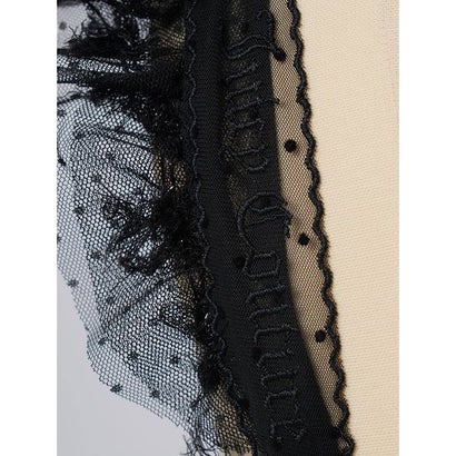 スナイデル SNIDEL 【SNIDEL/Juicy Couture】フェザーチュールワンピース （BLK）｜詳細画像