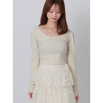 【SNIDEL/Juicy Couture】ホットフィックスショートロンT （BRW）｜詳細画像