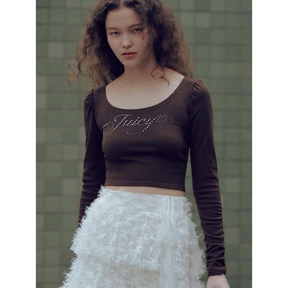 【SNIDEL/Juicy Couture】ホットフィックスショートロンT （BRW）｜詳細画像