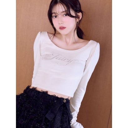 スナイデル SNIDEL 【SNIDEL/Juicy Couture】ホットフィックスショートロンT （OWHT）｜詳細画像