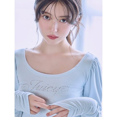 スナイデル SNIDEL 【SNIDEL/Juicy Couture】ホットフィックスショートロンT （OWHT）｜詳細画像