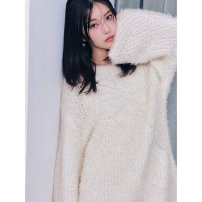 アルパカフェザーファンシーテディワンピース （IVR）｜詳細画像