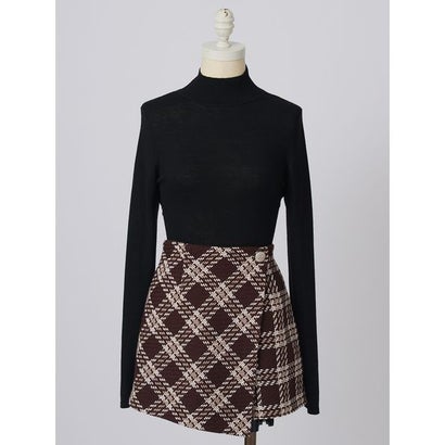 ロービングチェックラップキュロット （LBEG）｜詳細画像