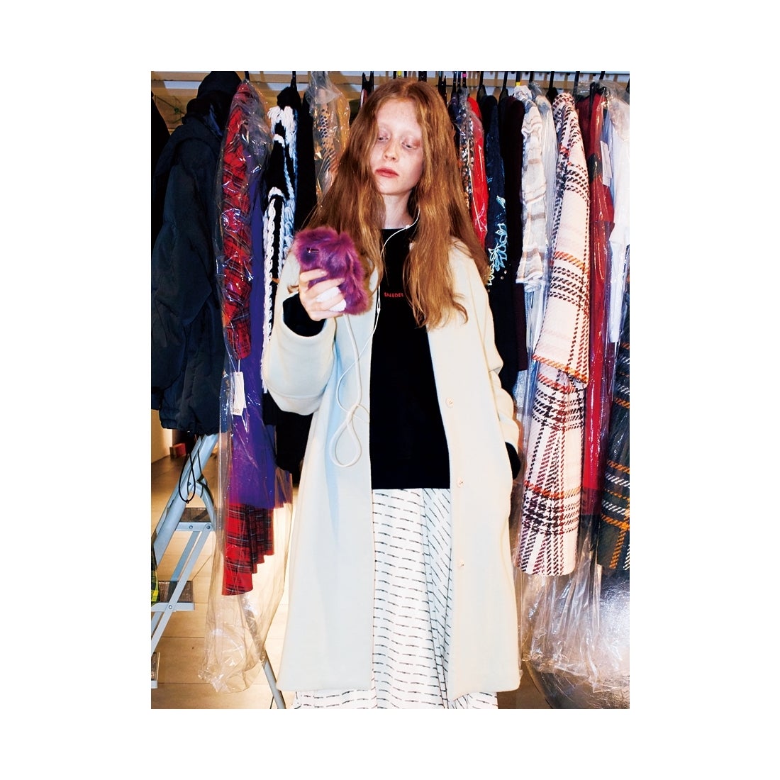 SNIDEL ノーカラーロングコート ベージュ -ファッション通販 FASHION 