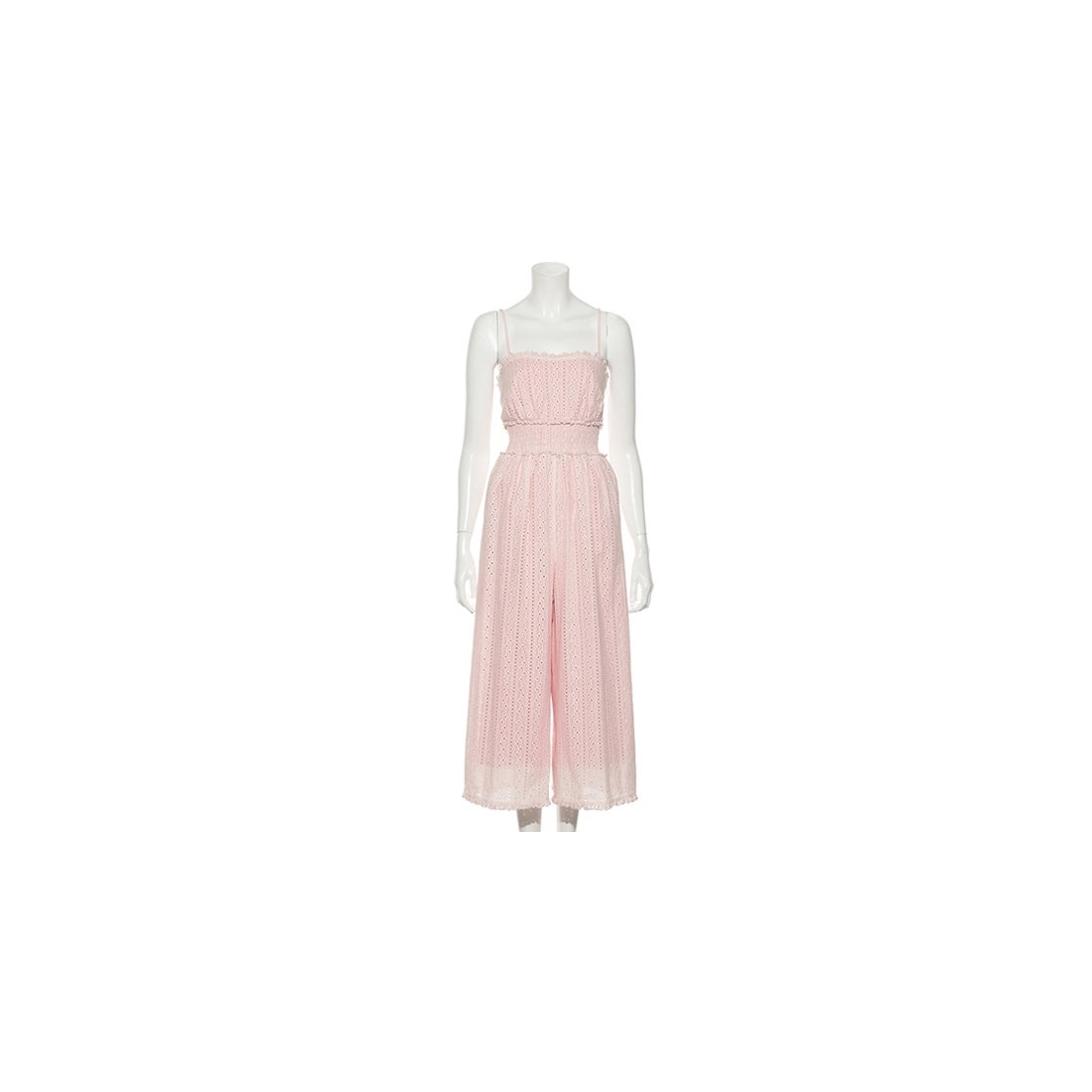 SNIDEL パンチングレースロンパース カーキ -ファッション通販 FASHION 