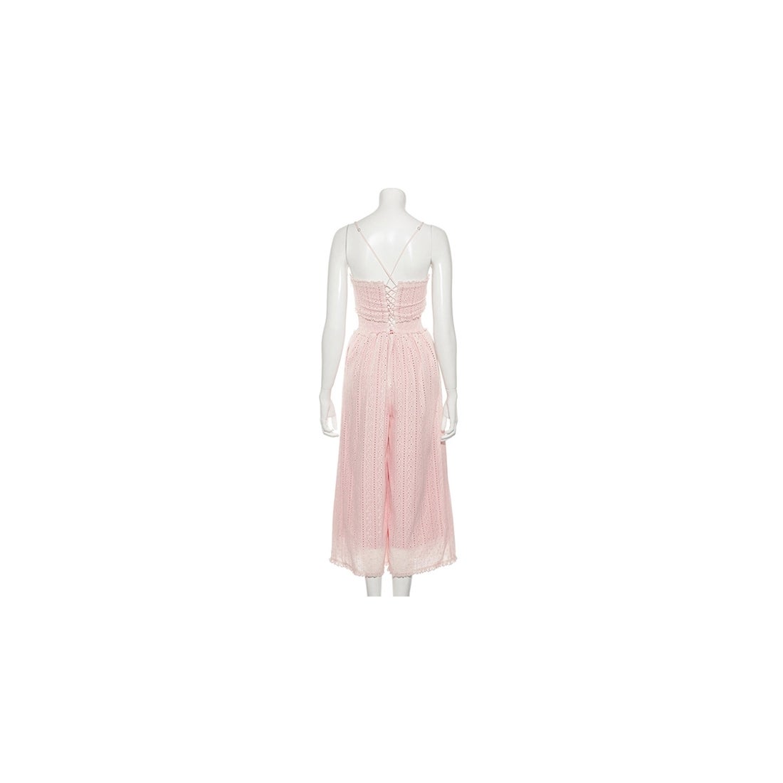 SNIDEL パンチングレースロンパース カーキ -ファッション通販 FASHION 