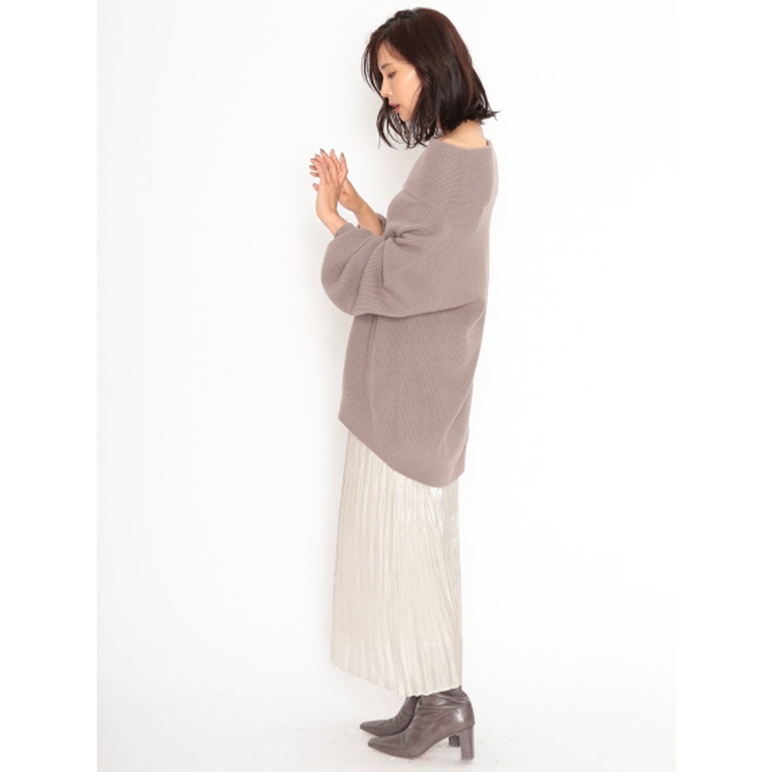 スナイデル SNIDEL ワッシャープリーツレイヤードワンピース （ミント 