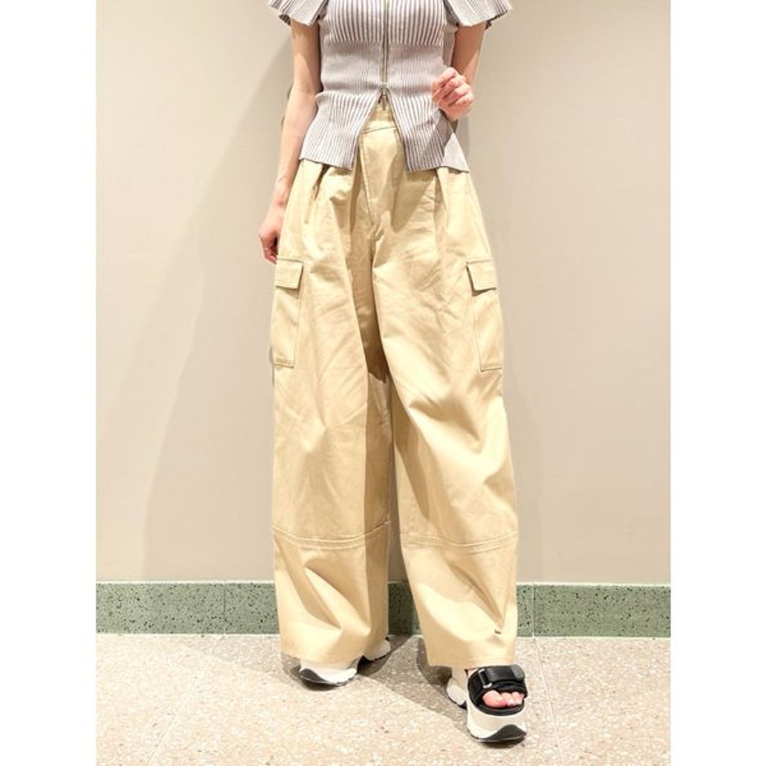 スナイデル SNIDEL バリエカーゴパンツ （GRY） -ファッション通販 