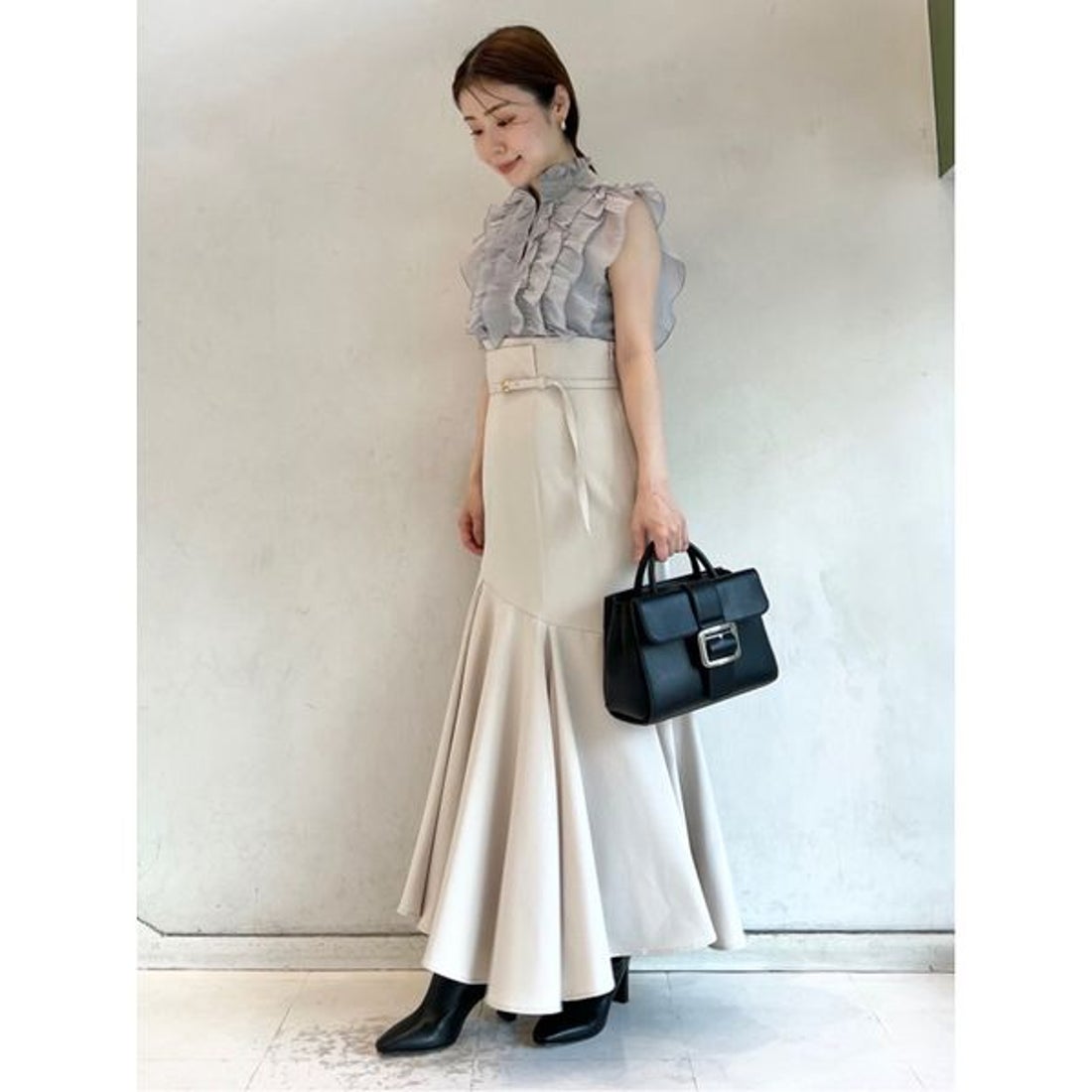 スナイデル SNIDEL フリルプラケットニット （GRY） -ファッション通販 