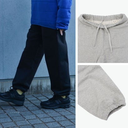 スノーピーク snow peak スウェットパンツ メンズ レディース 綿100 ブランド おしゃれ スウェット パンツ ロゴ ワンポイント リサイクル コットン ボトムス ズボン アウトドア PA-25SU401 （M.GREY）｜詳細画像
