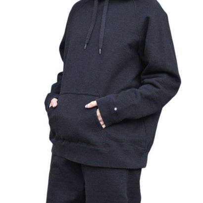 パーカー メンズ レディース ブランド 秋冬 スウェット フーディー ロゴ ワンポイント リサイクル コットン アウトドア Recycled Cotton Hoodie SW-25SU404 （OATMEAL）｜詳細画像