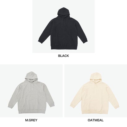 パーカー メンズ レディース ブランド 秋冬 スウェット フーディー ロゴ ワンポイント リサイクル コットン アウトドア Recycled Cotton Hoodie SW-25SU404 （OATMEAL）｜詳細画像