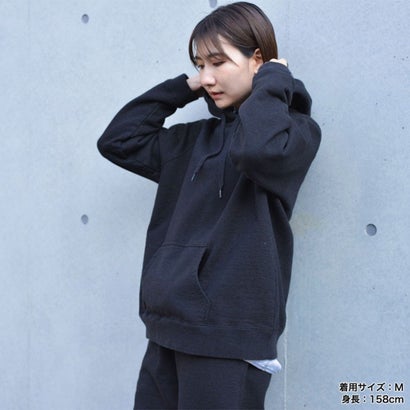 パーカー メンズ レディース ブランド 秋冬 スウェット フーディー ロゴ ワンポイント リサイクル コットン アウトドア Recycled Cotton Hoodie SW-25SU404 （OATMEAL）｜詳細画像