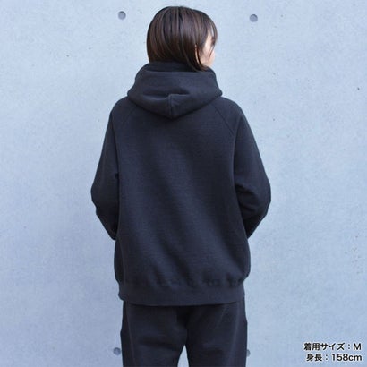 パーカー メンズ レディース ブランド 秋冬 スウェット フーディー ロゴ ワンポイント リサイクル コットン アウトドア Recycled Cotton Hoodie SW-25SU404 （OATMEAL）｜詳細画像