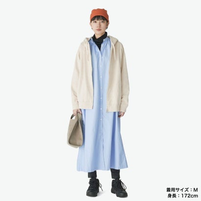 スノーピーク snow peak パーカー メンズ レディース おしゃれ ジップアップ フーディー スウェット ロゴ ワンポイント リサイクル コットン Recycled Cotton Zip Up Parka SW-25SU402 （M.GREY）｜詳細画像